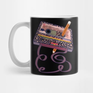 80s retro fashion , mixtape Mug